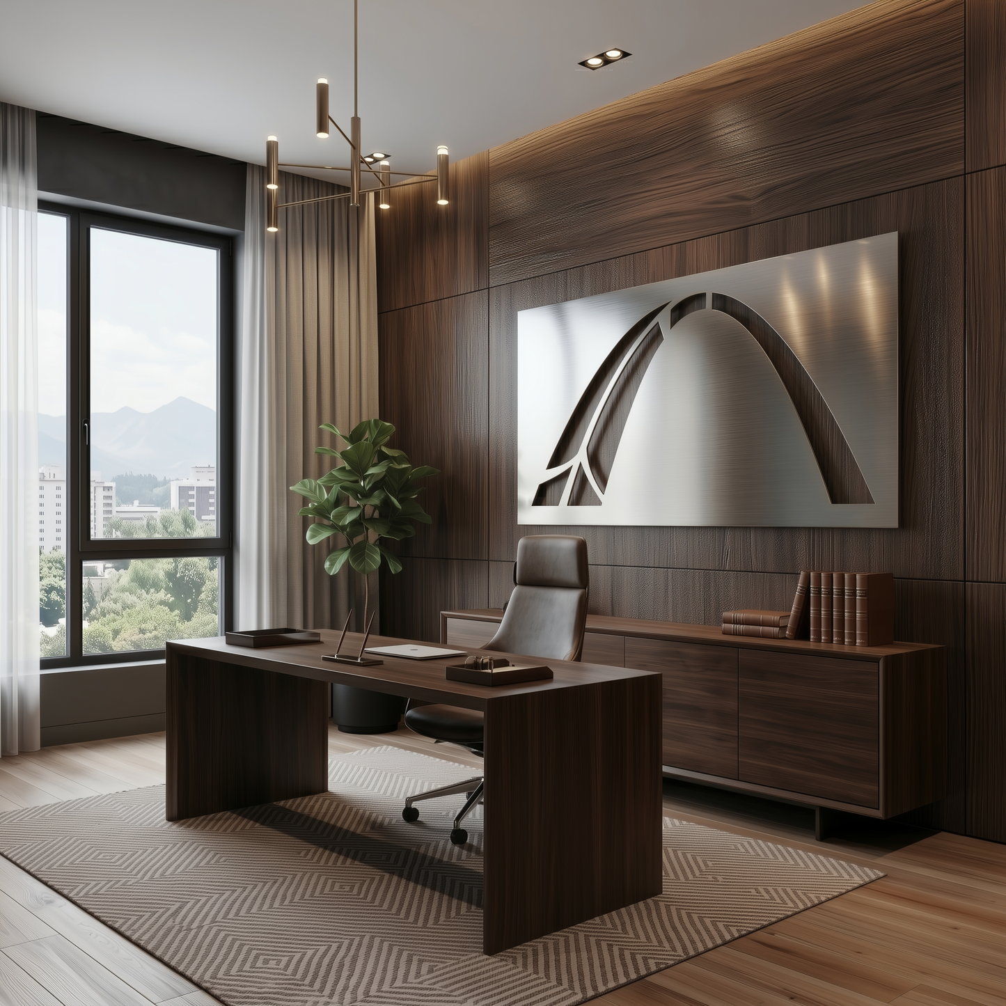 The Gateway Arch - Metal Wall Art