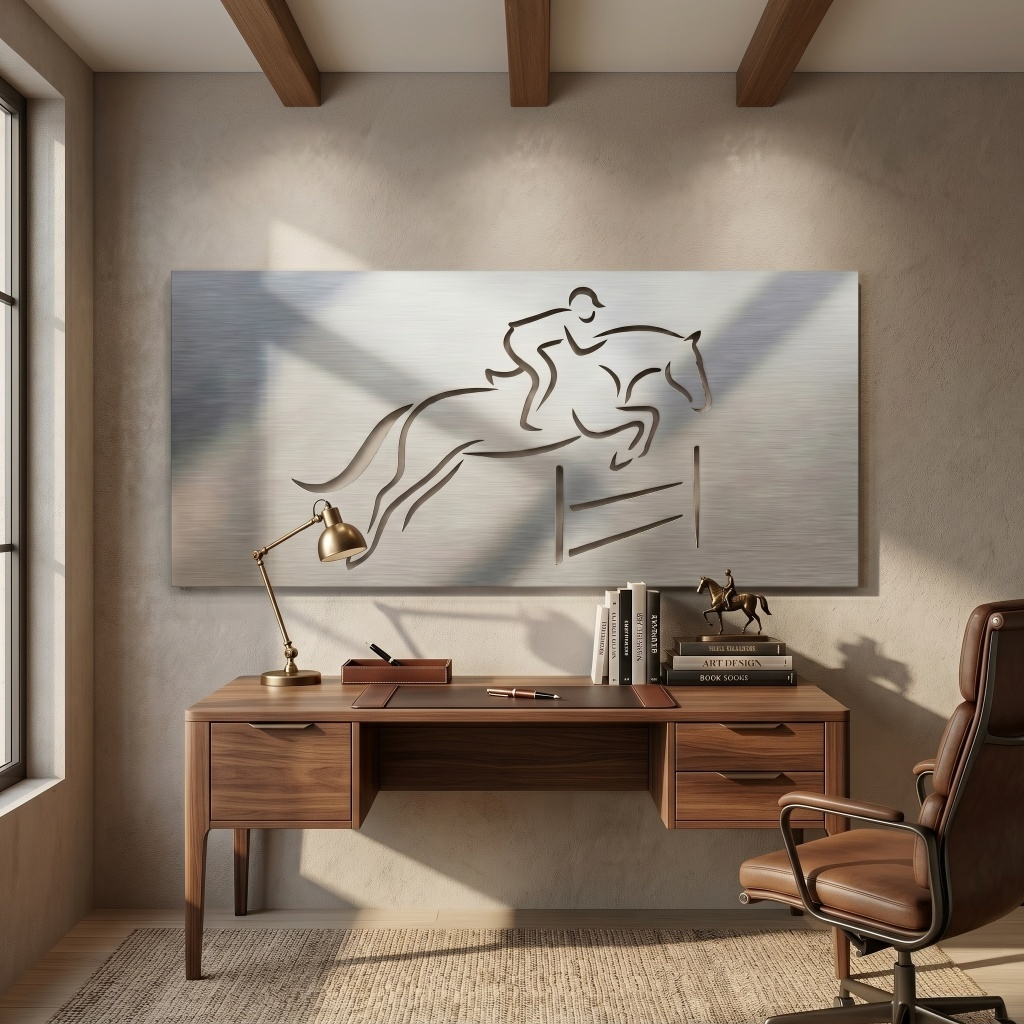 The Jockey - Metal Wall Art