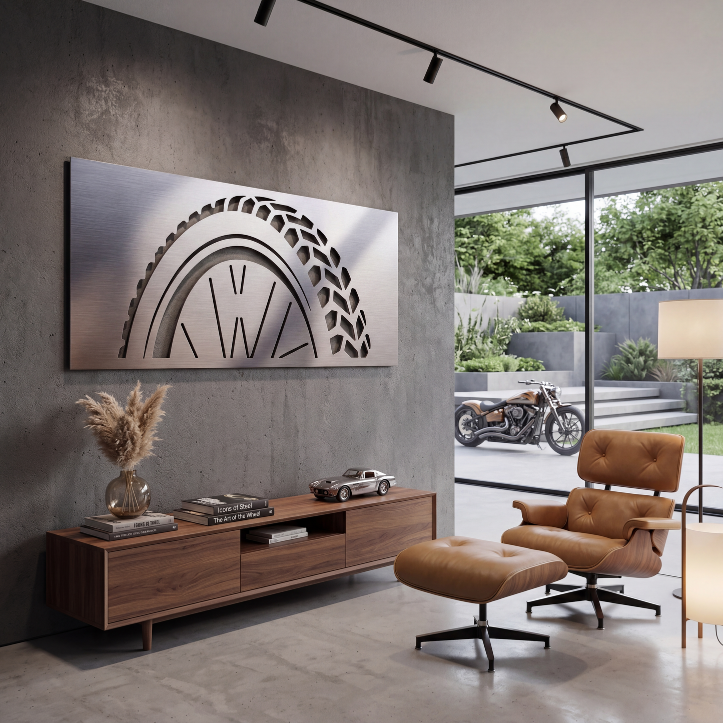 The Rolling Line - Metal Wall Art