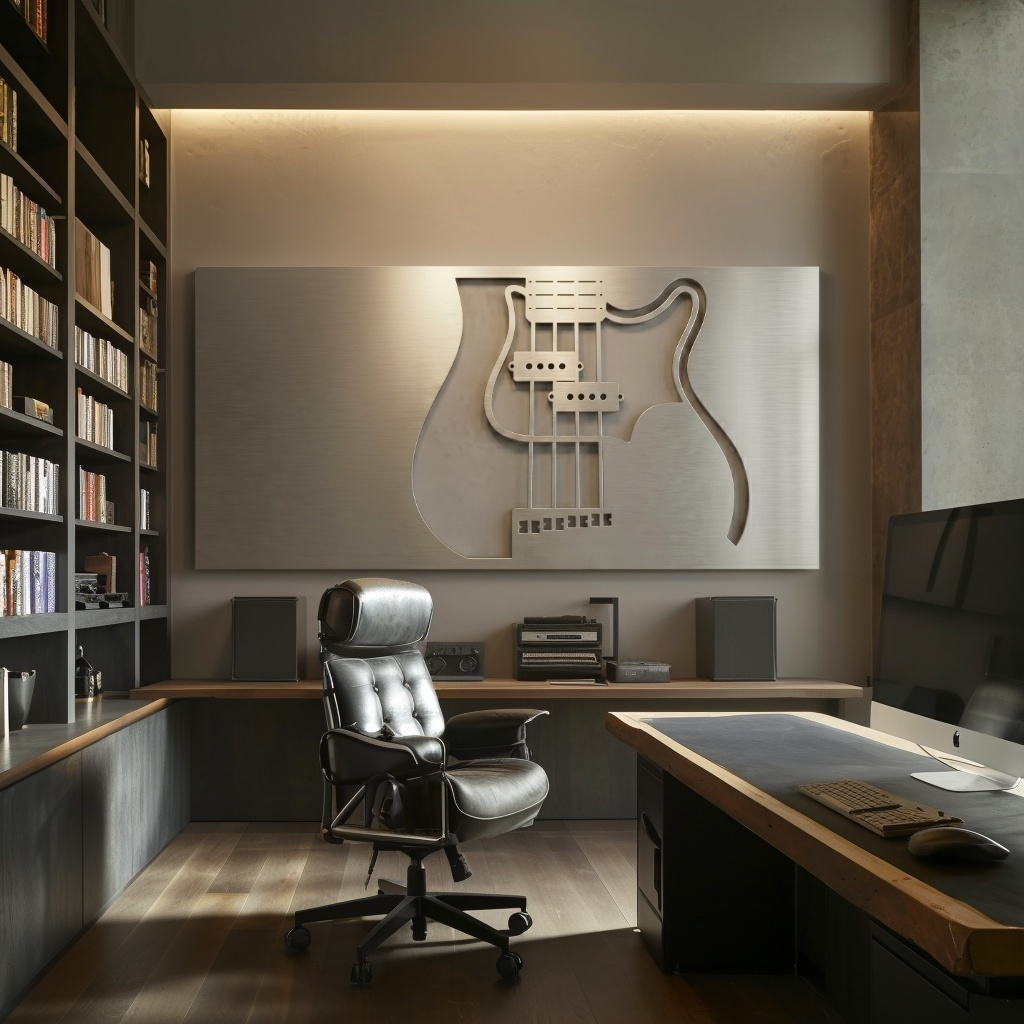 The Strat - Metal Wall Art