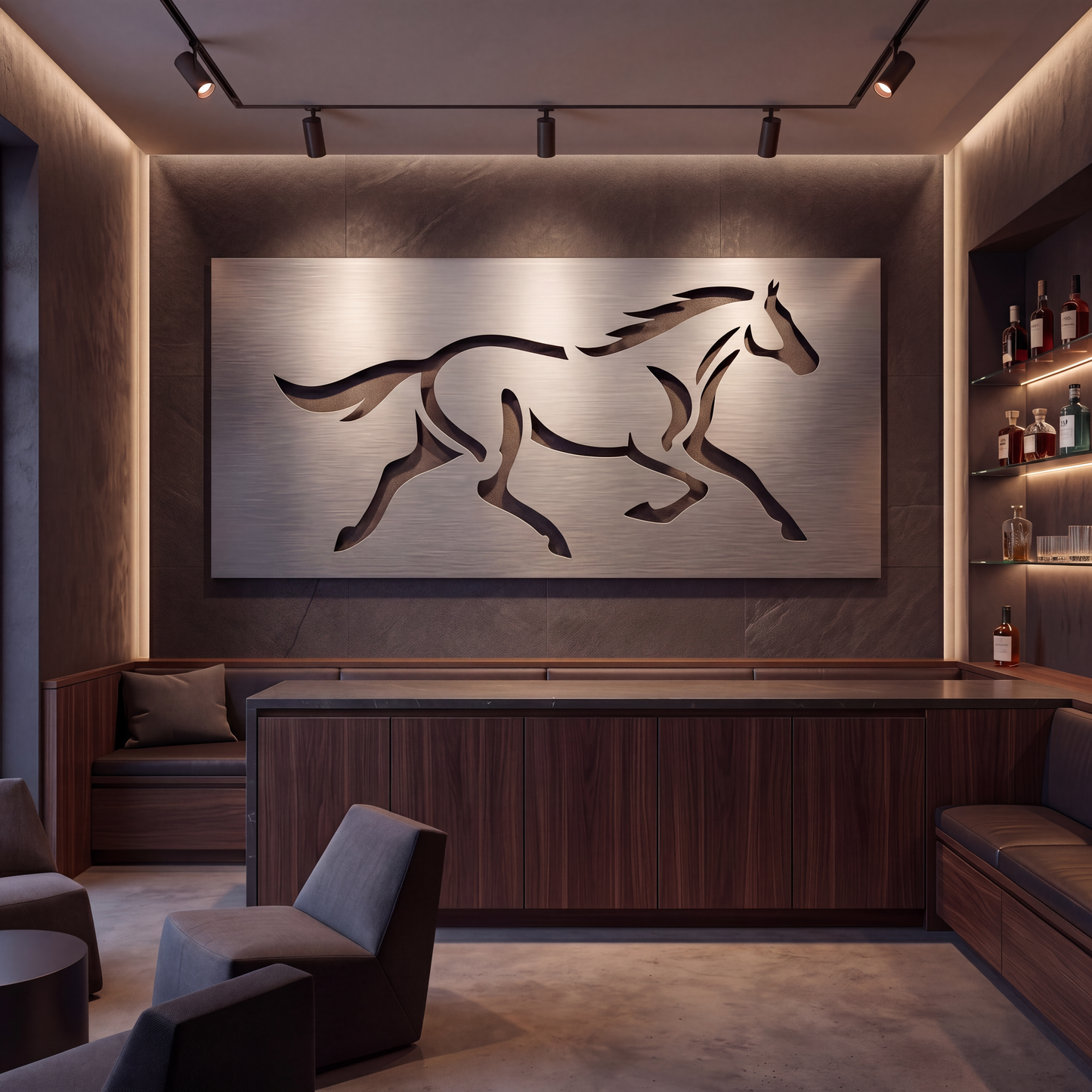 The Stride - Metal Wall Art