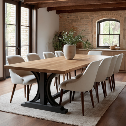 The Jolene Dining Table - Wood