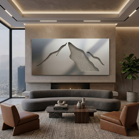 Mont Blanc - Metal Wall Art