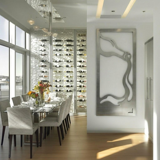 The Heavy Pour - Metal Wall Art