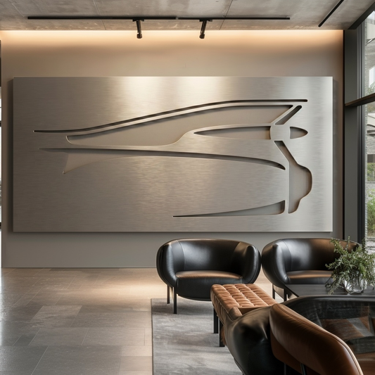 The Tailfin - Metal Wall Art