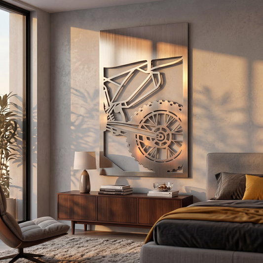 The Dirt Bike - Metal Wall Art