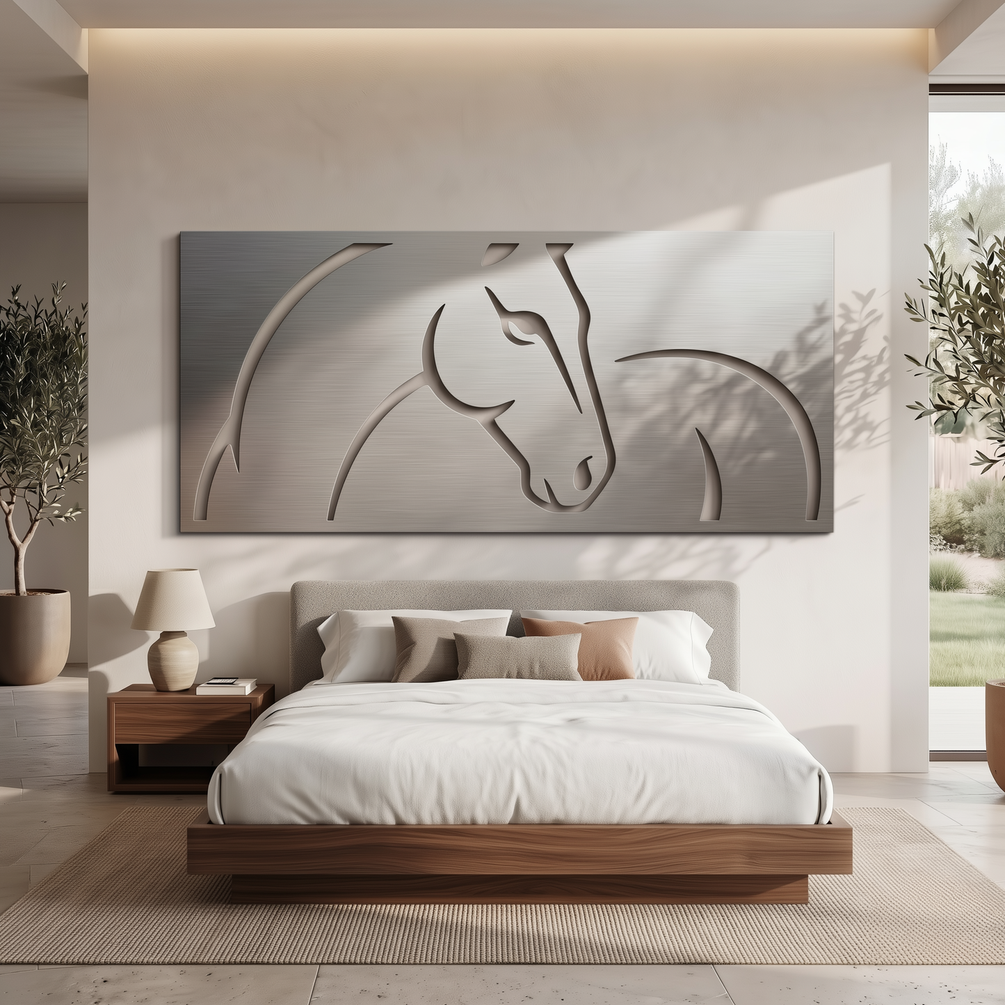 The Equine in Steel - Metal Wall Art