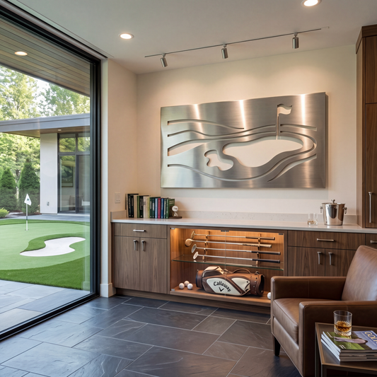 The Fairway - Metal Wall Art