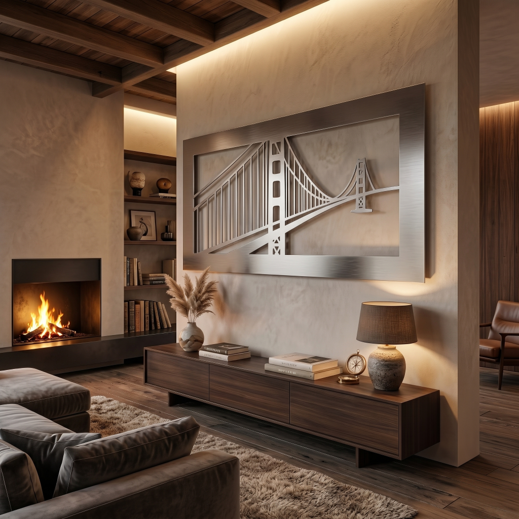 The Golden Gate - Metal Wall Art