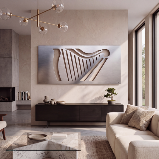 The Harp - Metal Wall Art