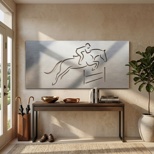 The Jockey - Metal Wall Art
