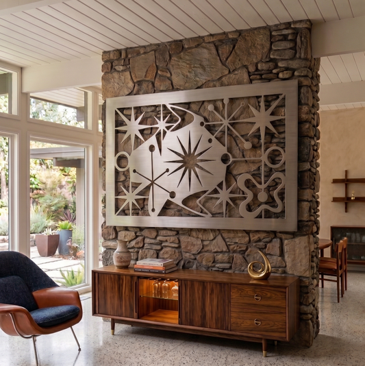 The Mojave Starburst - Metal Wall Art