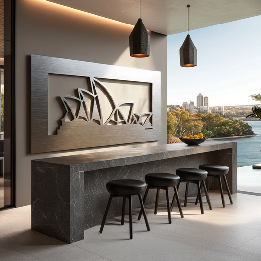 The Opera House - Metal Wall Art