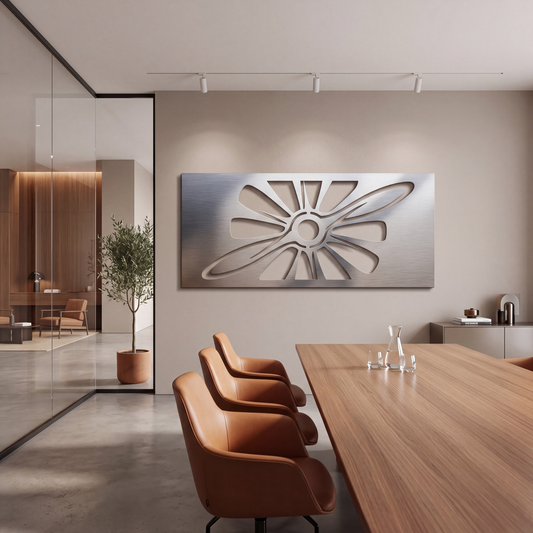 The Propeller Form - Metal Wall Art
