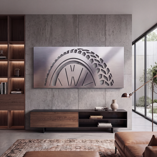 The Rolling Line - Metal Wall Art