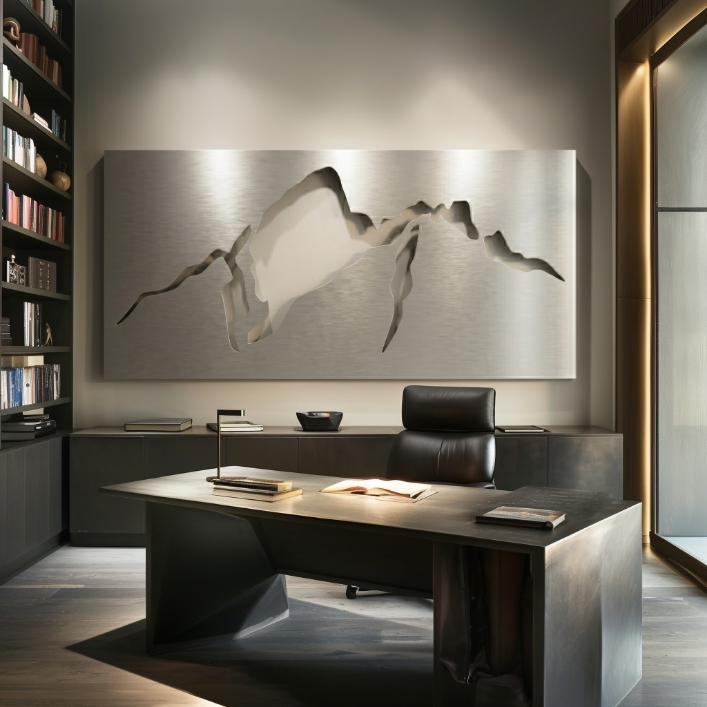 The Teton - Metal Wall Art