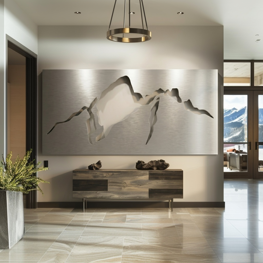 The Teton - Metal Wall Art