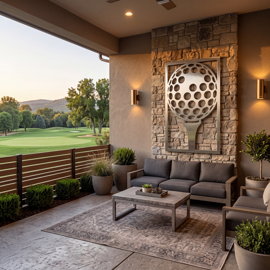 The Tee - Metal Wall Art