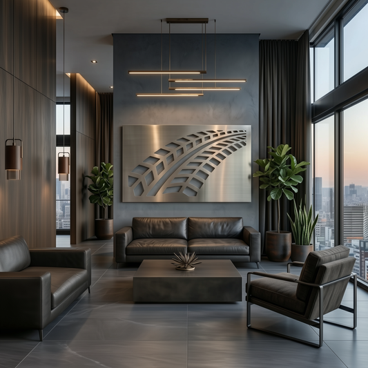 The Tracks - Metal Wall Art