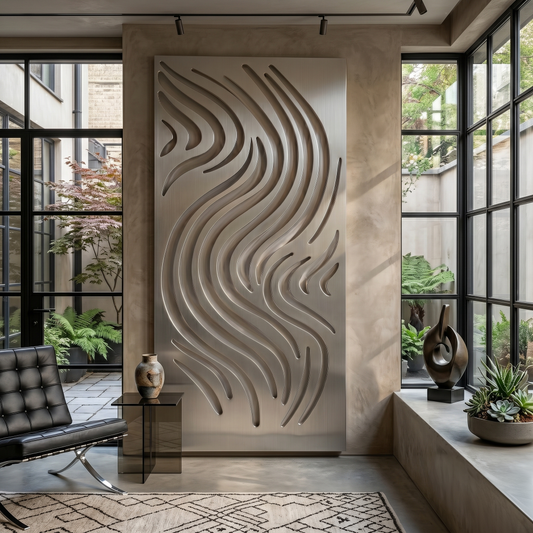 The Aura Flow - Metal Wall Art