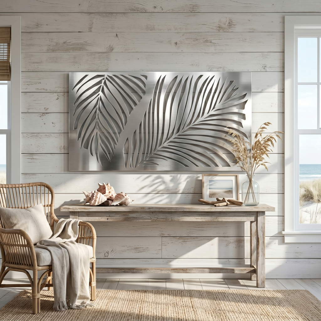 The Monolith Palm - Metal Wall Art