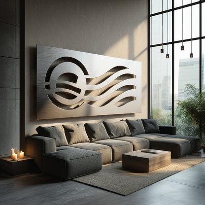 The Waveform - Metal Wall Art