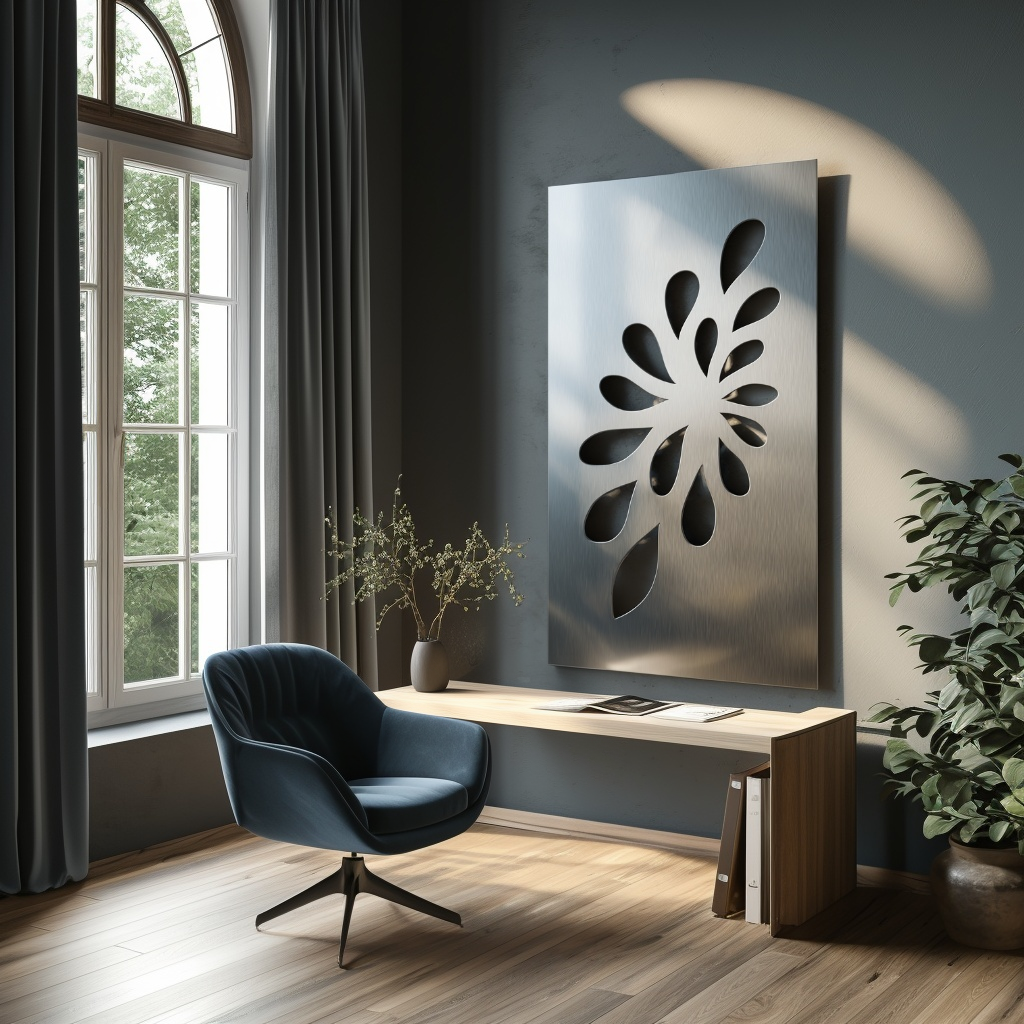 The Burst - Metal Wall Art