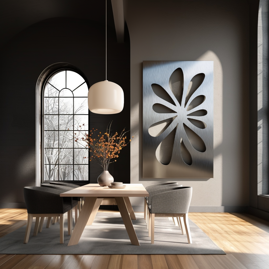 The Flourish - Metal Wall Art