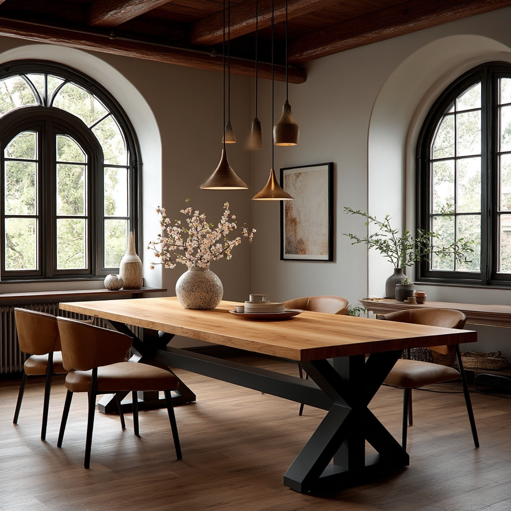 The Virginia Dining Table - Wood