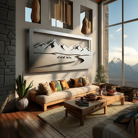 Wild Horses - Metal Wall Art